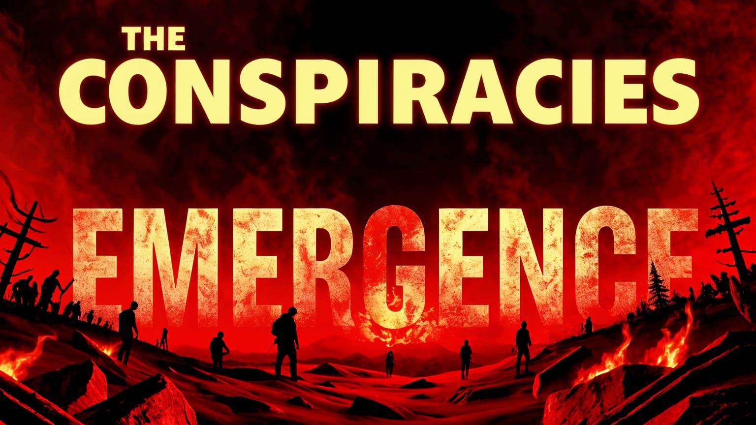 Conspiracies : Emergence - AI Generated Typography