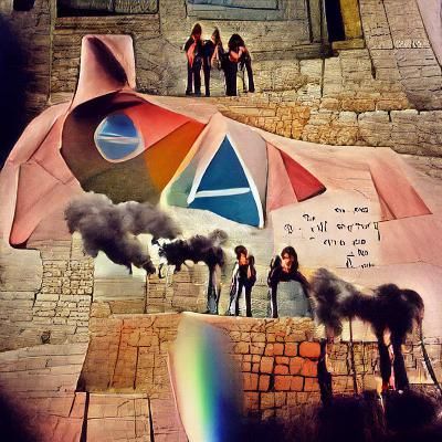 Psychedelic Rock Icons in Vibrant Hues