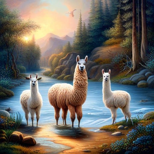 Llamas in Heaven