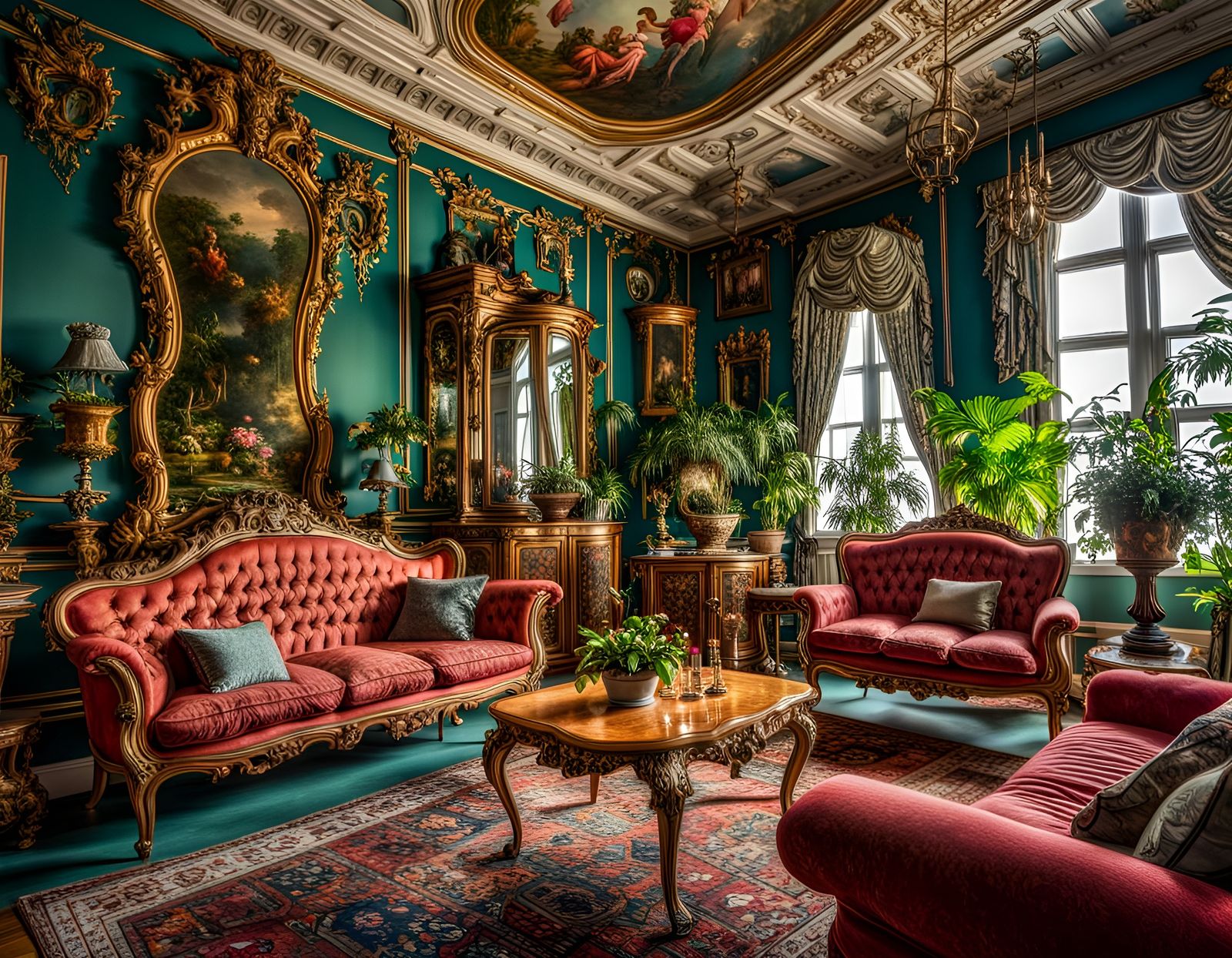 Ethereal 18th-Century Palace Suite in Ultra-High Definition