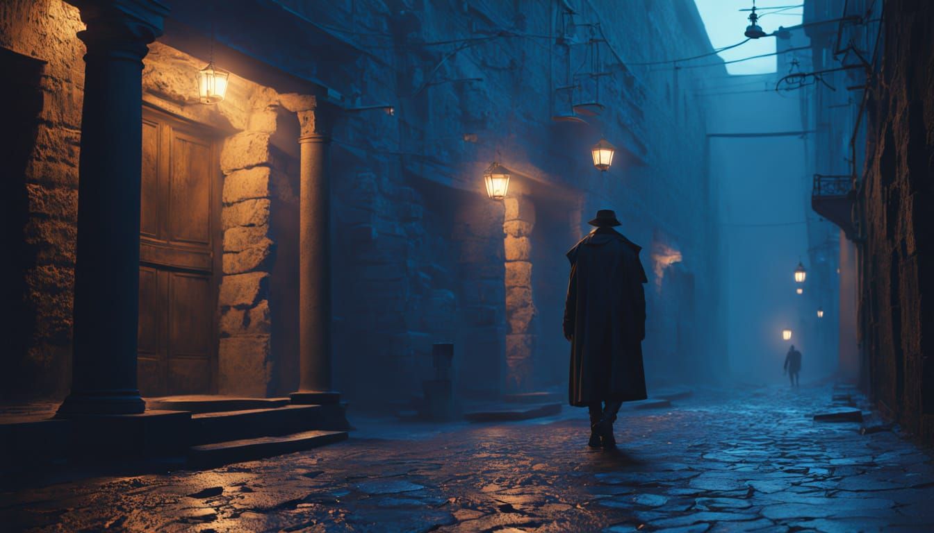 Mysterious Figure Uncovers Truth in Dark Alley