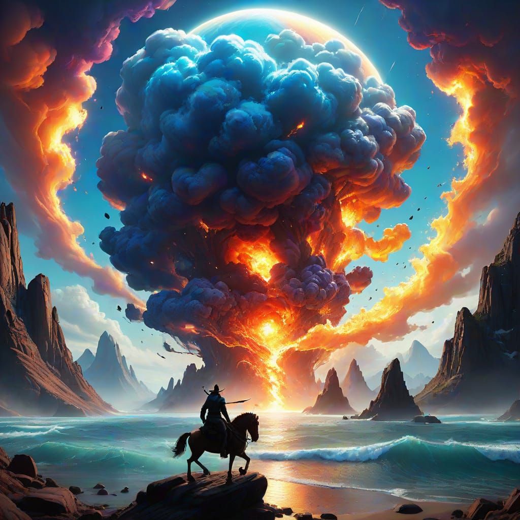 Ethereal Elemental Forces Unite in a Kaleidoscope of Colors ...