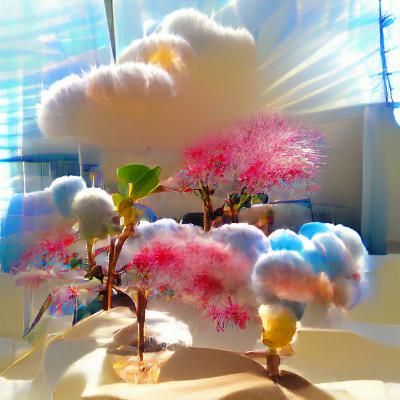 Celestial Blooms Unfurl Amidst Whimsical Cloudscapes