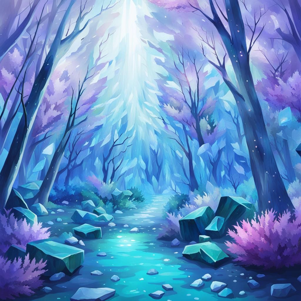 Crystal forest