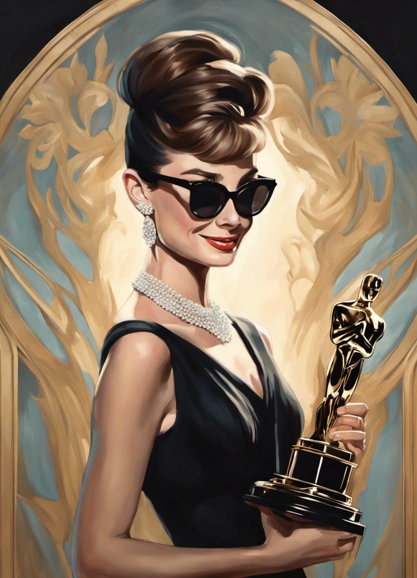 Audrey Hepburn as Holly Golightly Portrait