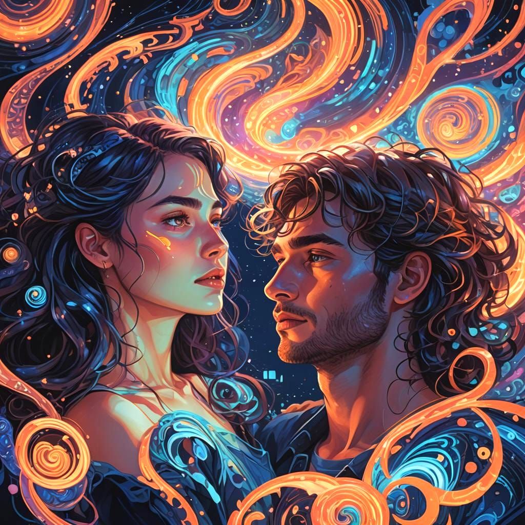 Couple's Journey Through Time: 4 Stages of Love in a Fantast...