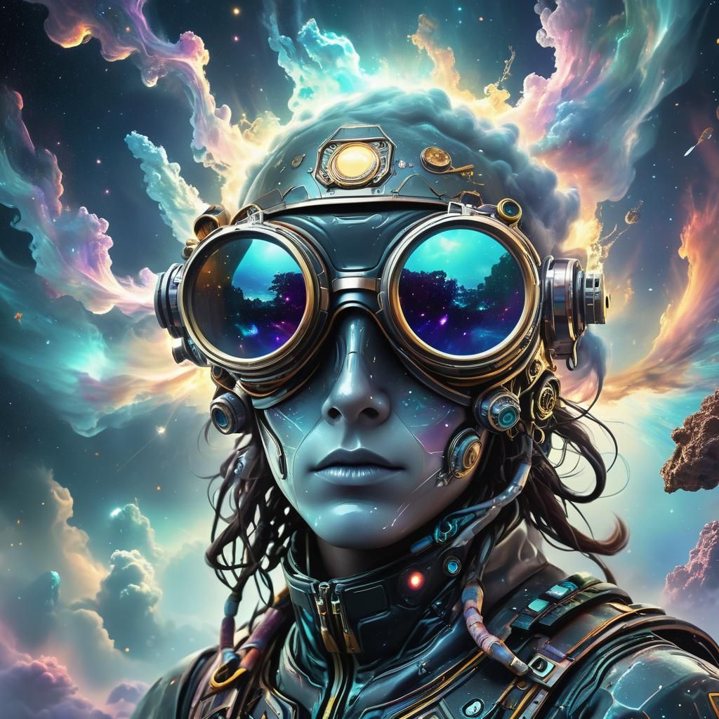 Ethereal Space Odyssey in Hyper-Realistic HDR