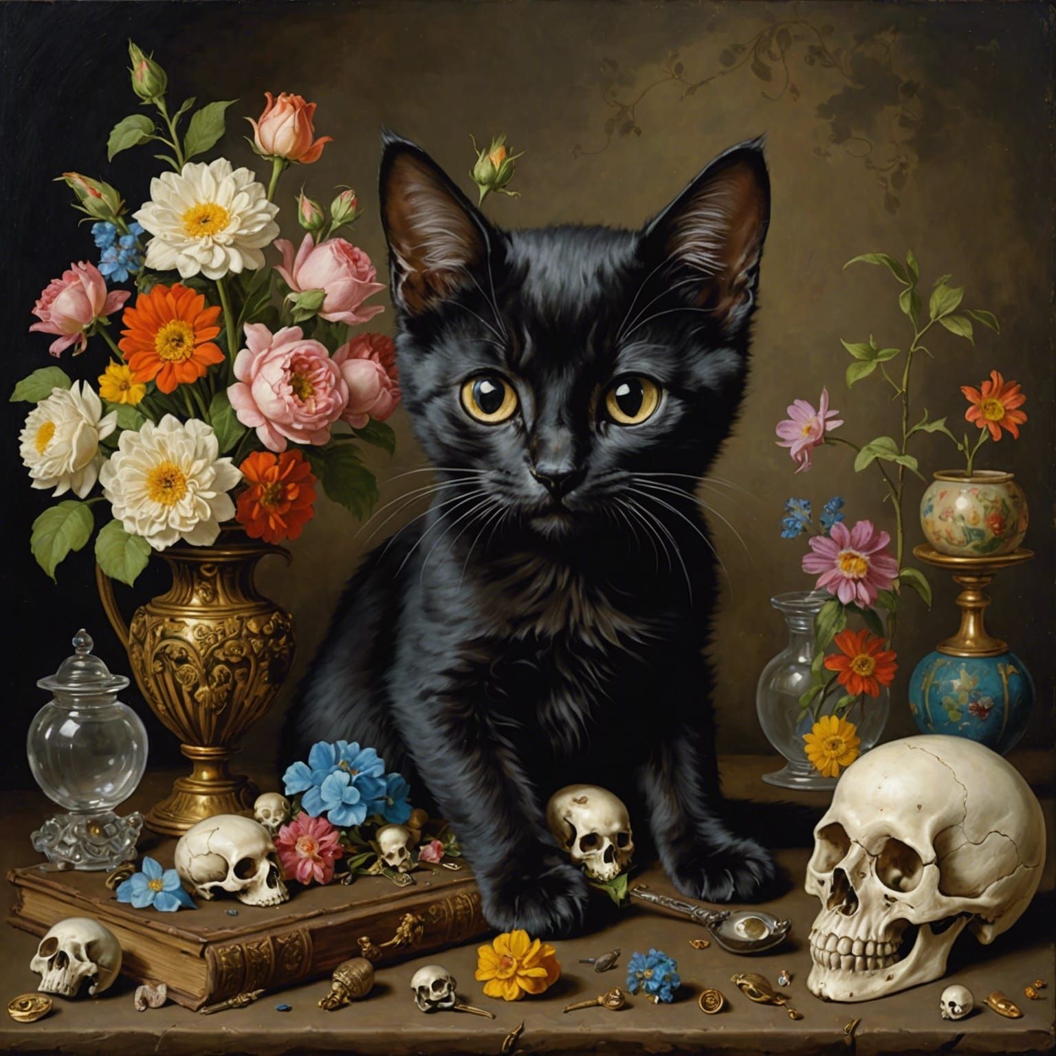 Whimsical Macabre Memento Mori