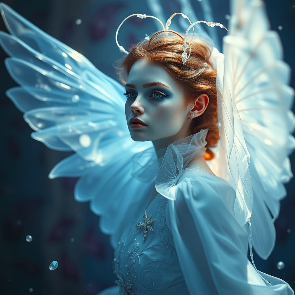 Portrait d'une créature féminine onirique