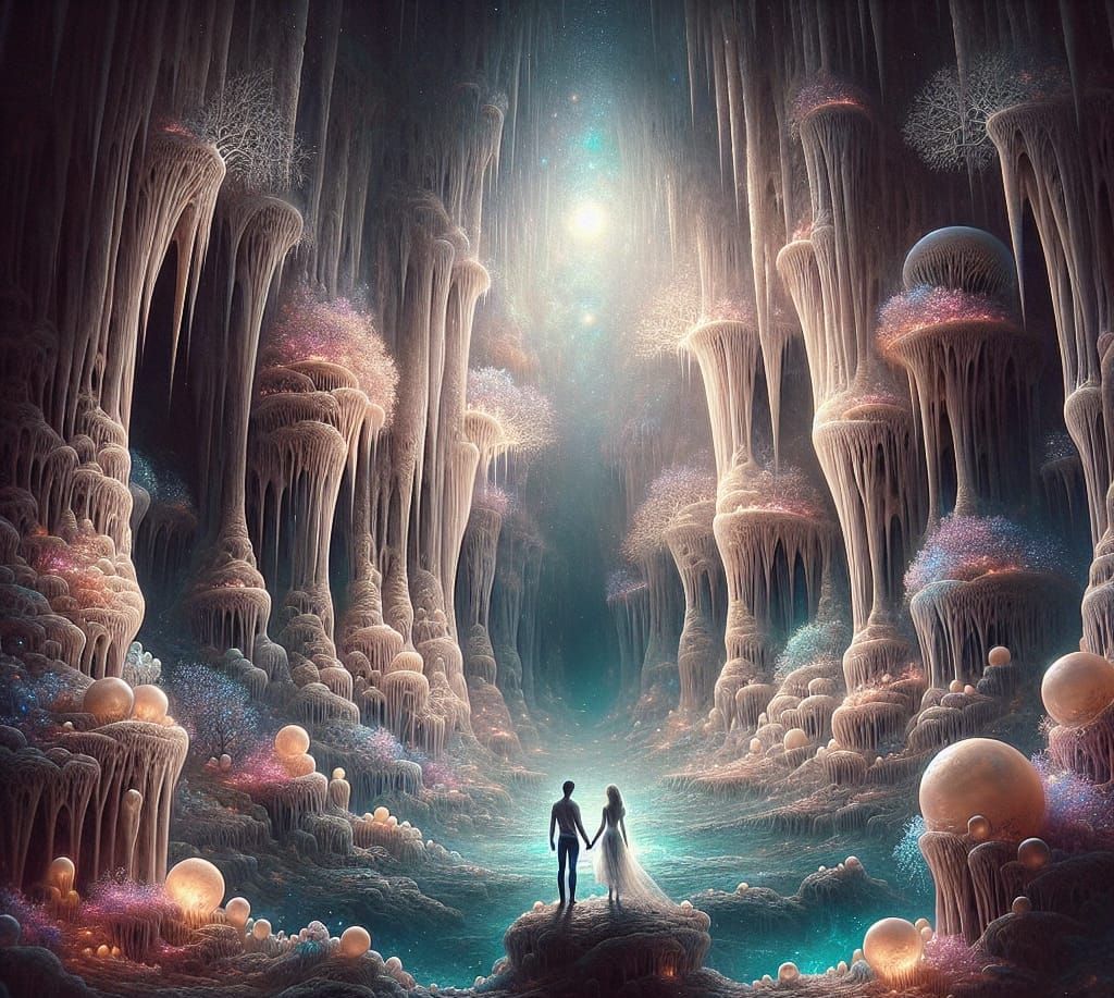 Two Souls in Eternal Harmony within Cavepearl Speleothem