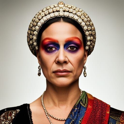 Historical Royalty Embodies Modern Fashion in Exquisite Port...