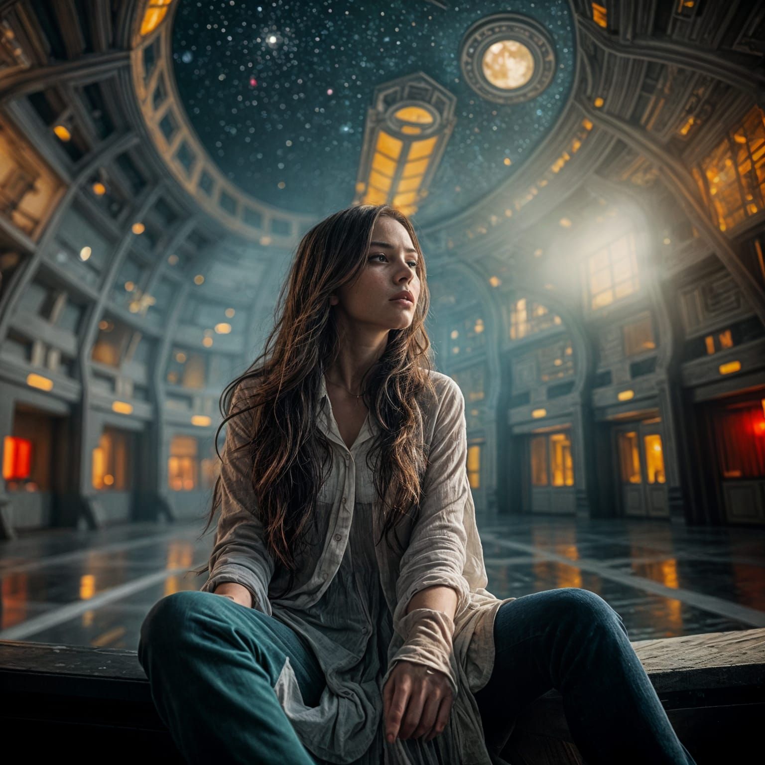 Woman in Cosmic Splendor