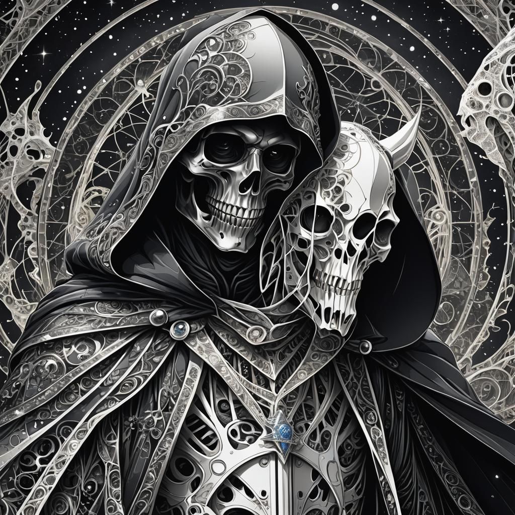 Grim Reaper Rides into Fractal Darkness