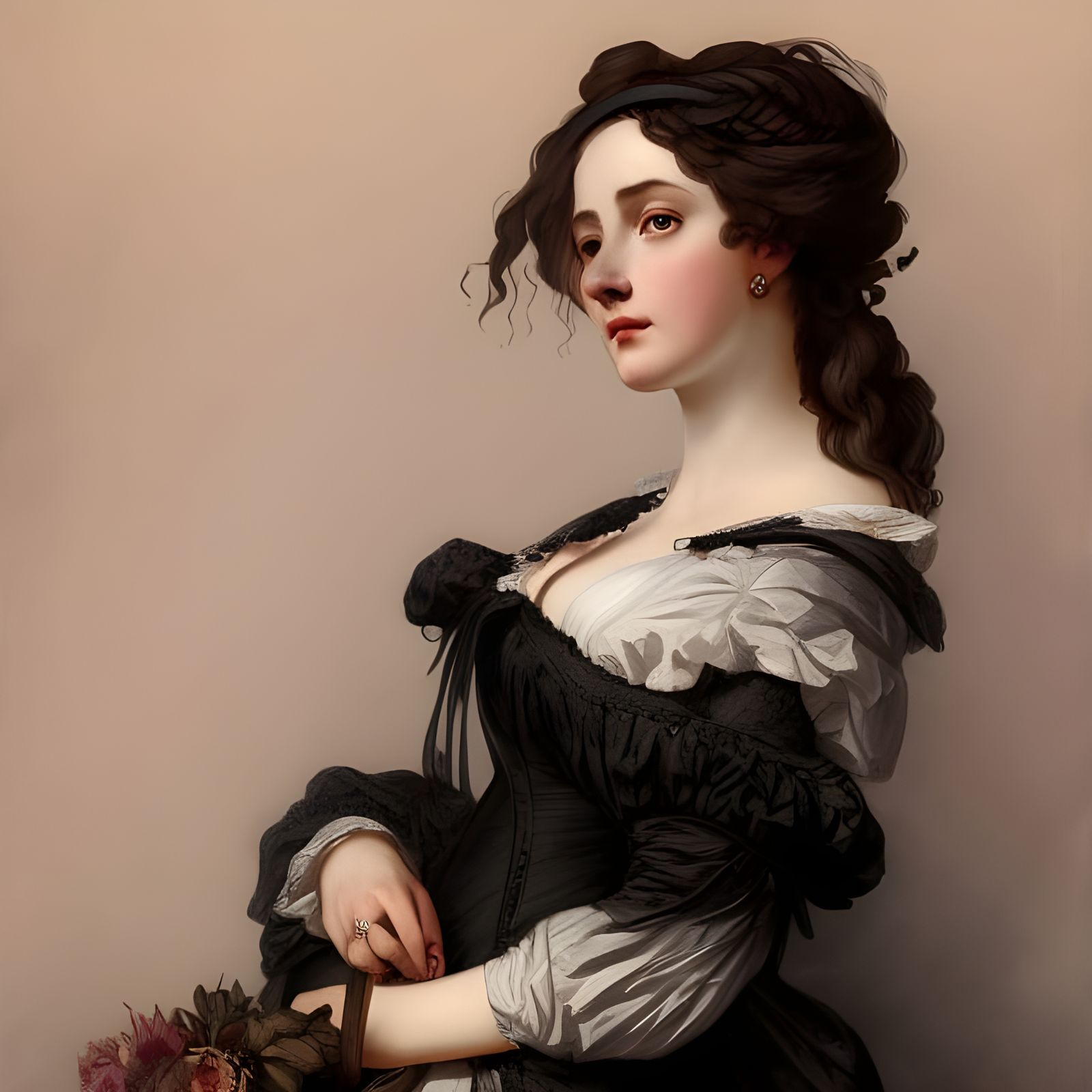 Victorian Woman Portrait in 8k Resolution