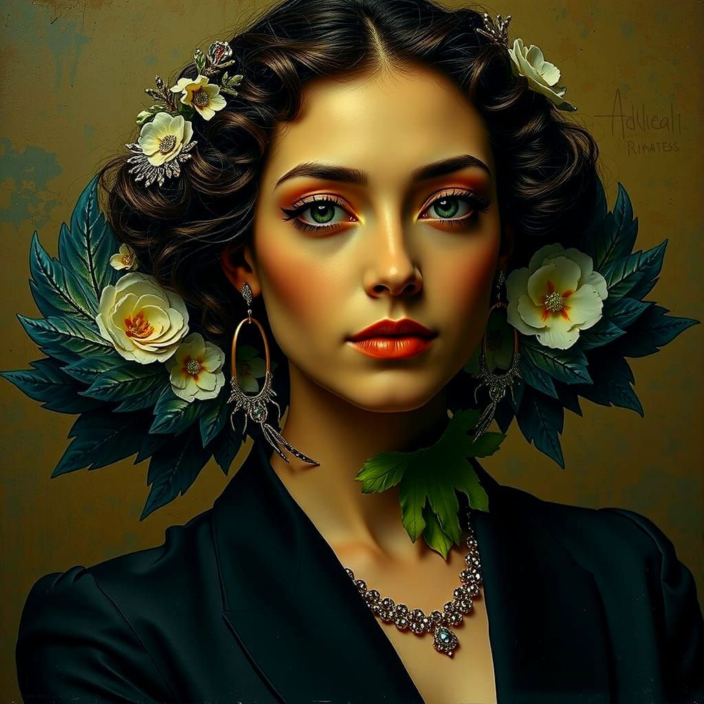 Hallucinatory Geometric Design with Vibrant Colors