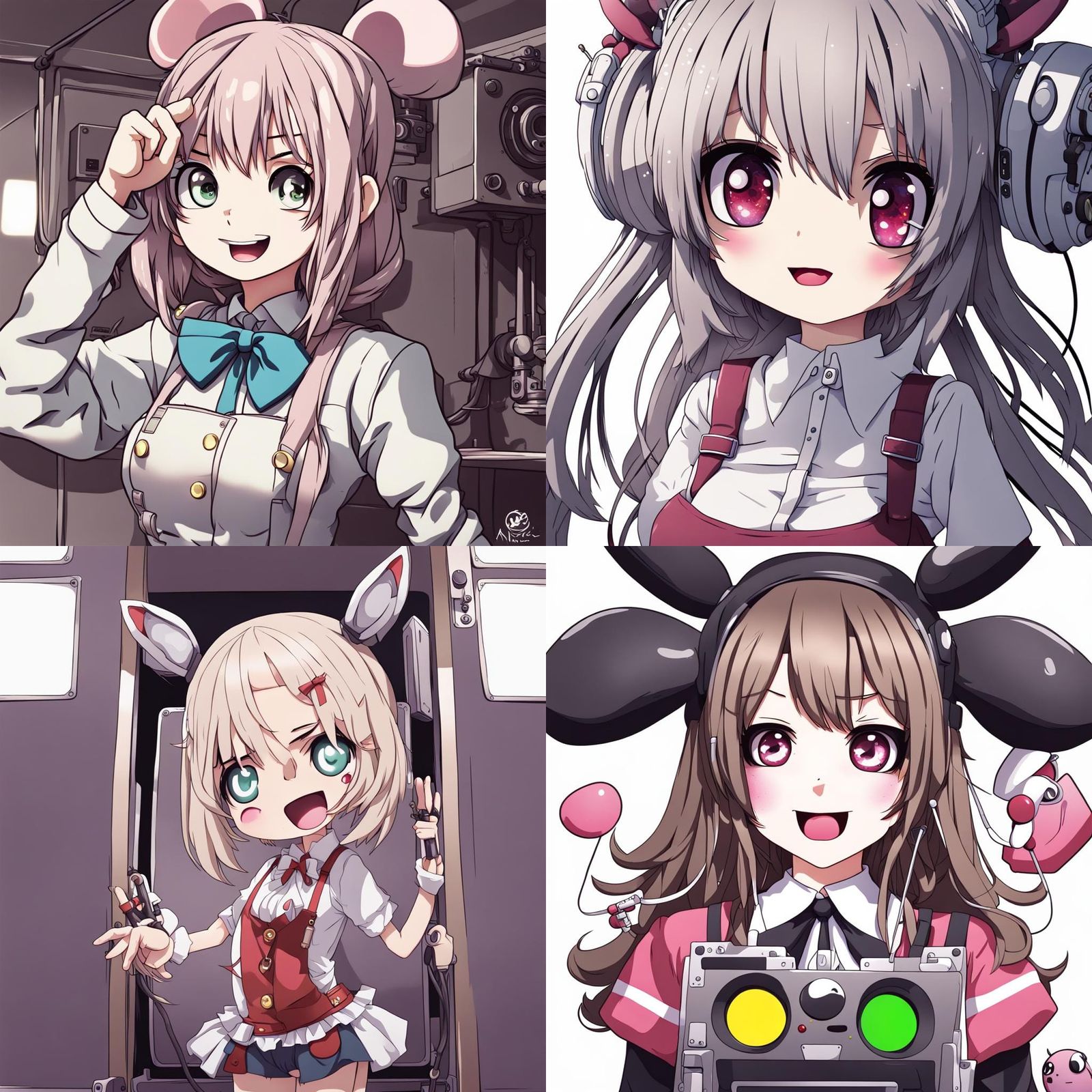 Ethereal Anime Girl Steals the Show with Animatronic Grace