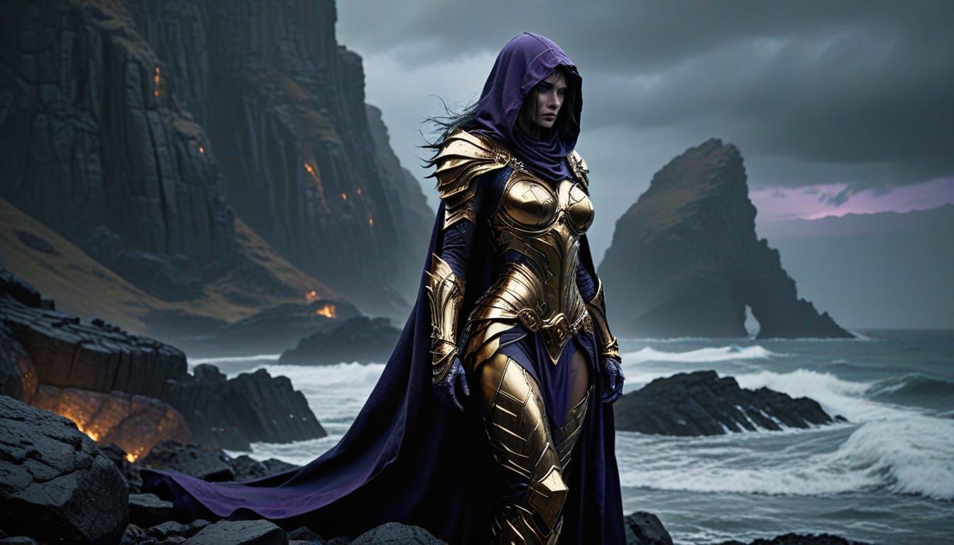 Ethereal Warrior Goddess of the Dark Shore