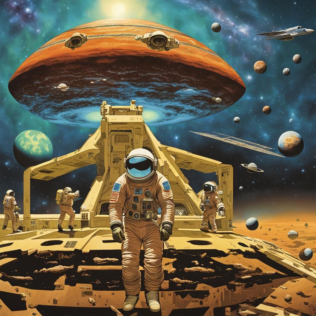 Surreal Space Oddity Dreamscape