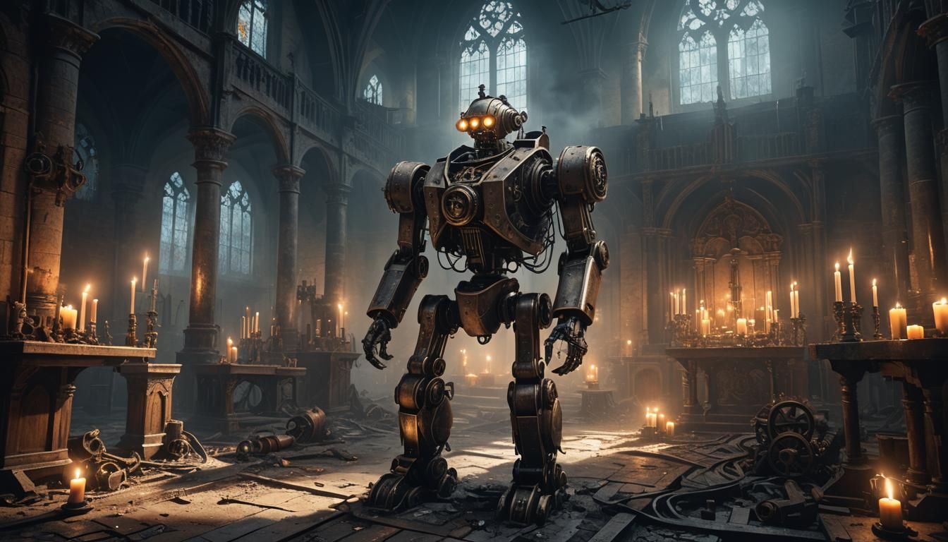 Copper Gears Unveil Gothic Horror in Abandoned Church