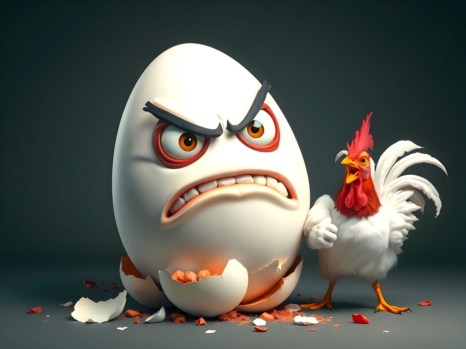 Gigantic, Angry Egg Defies the Fowl