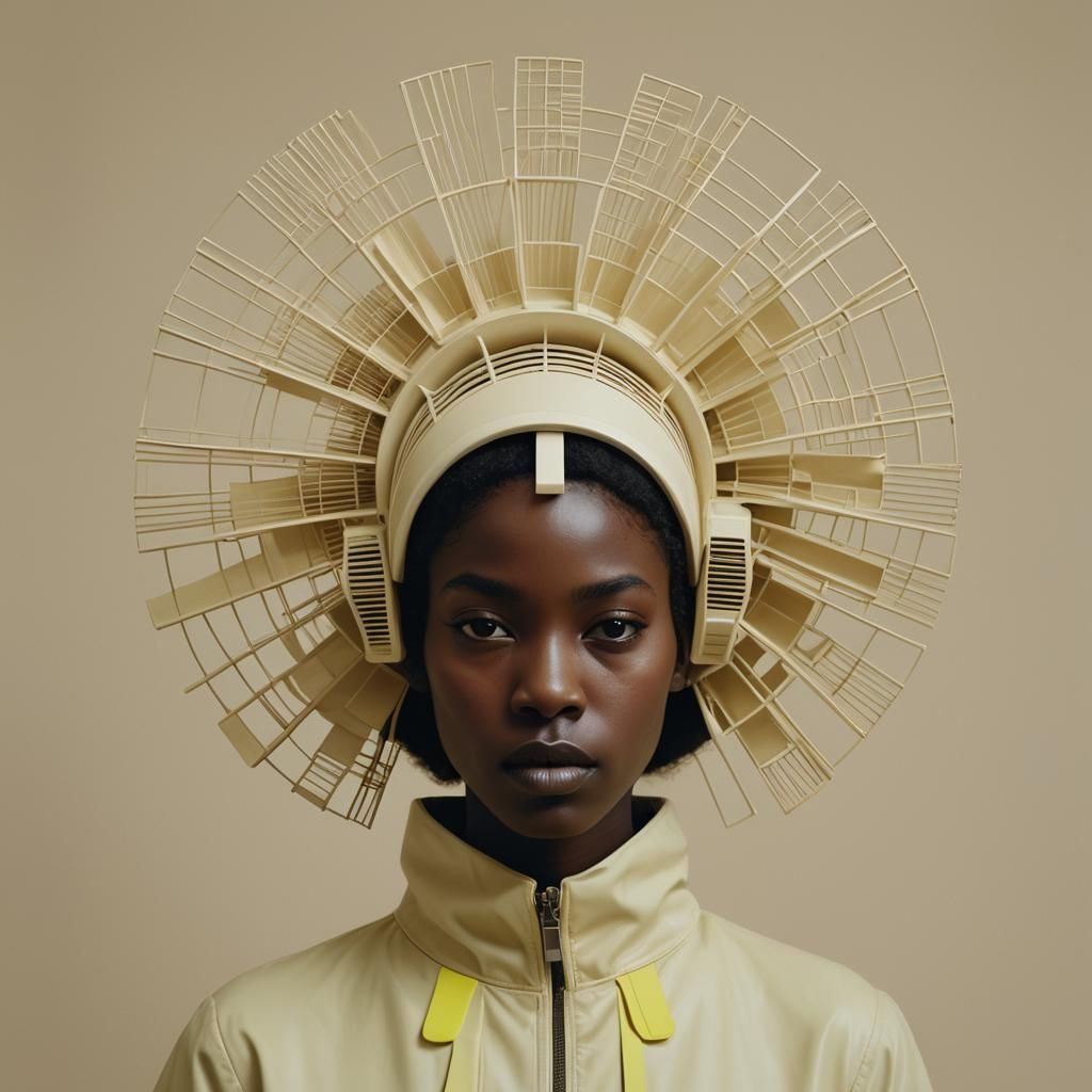 Spectacular Woman Emerges in Minimalistic Design