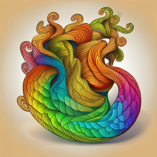 Vibrant Serpent Enwreathed Oak