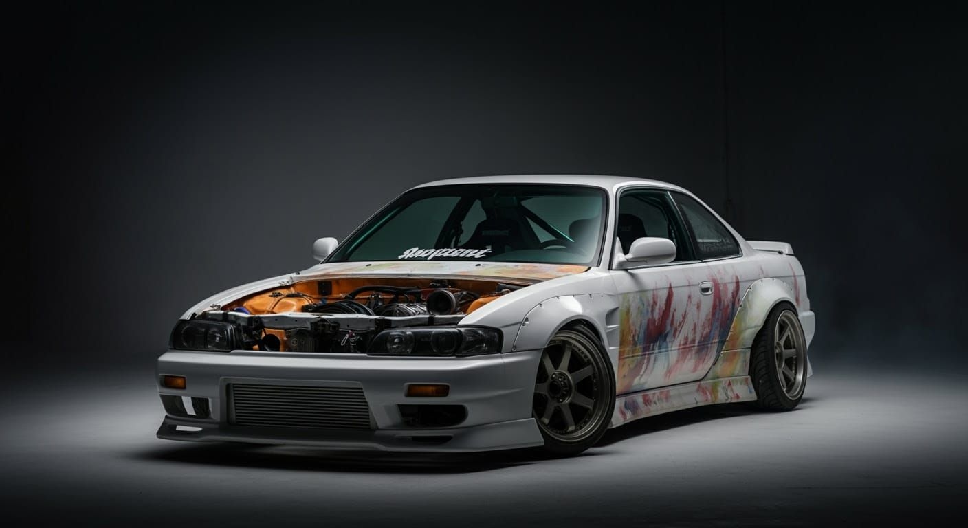 1980s European Drift Car Photography Masterpiece