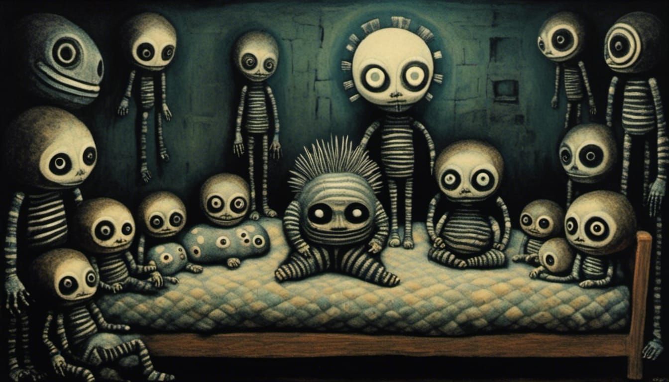 Ethereal Nightmare in Dark Fantasy Style