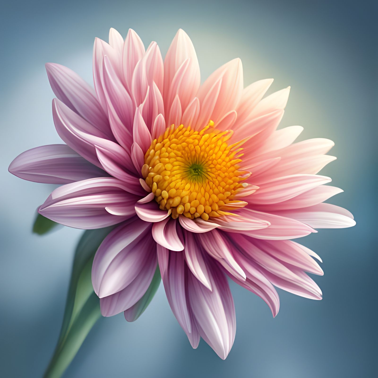 Detailed Botanical Flower Print in 8K Resolution