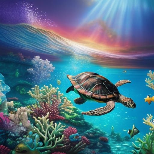 Vibrant Underwater Realm Unveiled in Stunning 8K Concept Art