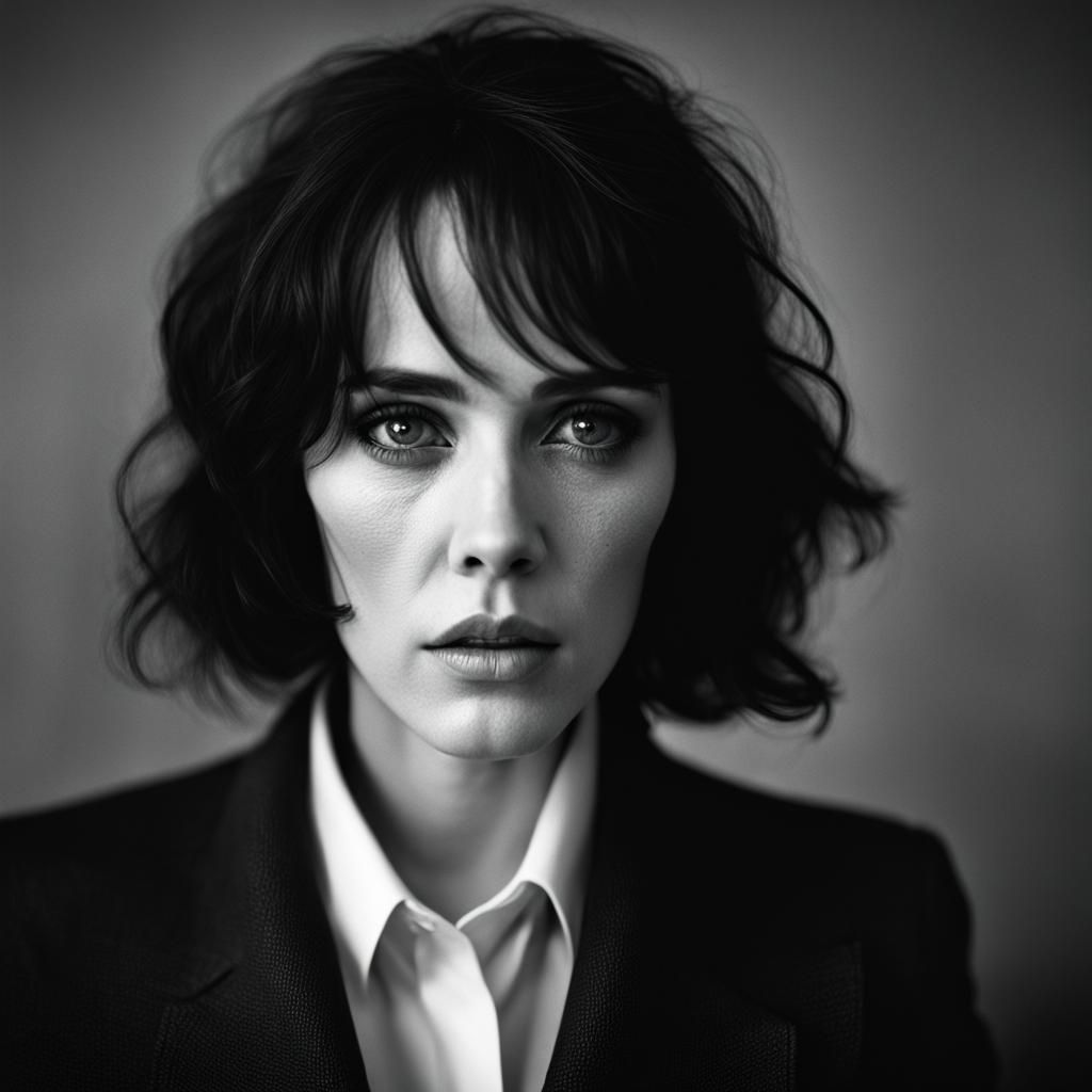 Portrait in Harcourt style