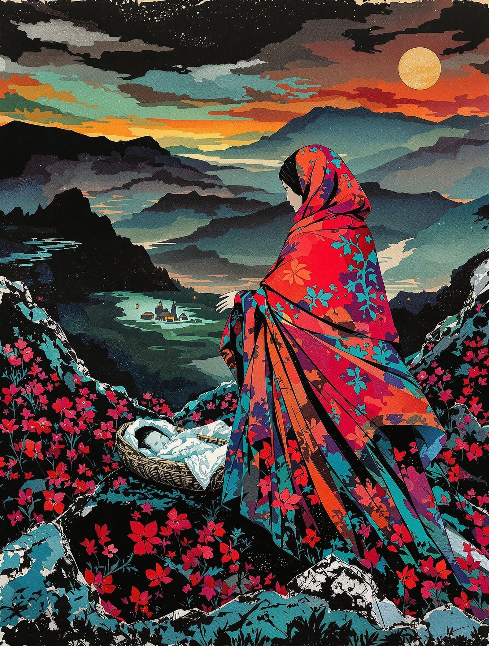 Mother's Devotion on Windswept Ridge