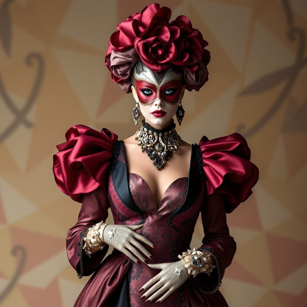 Eccentric Monegasque Fashion Icon Reveals Dark Couture