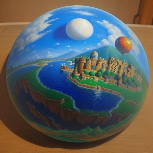 A super mario 64 sphere