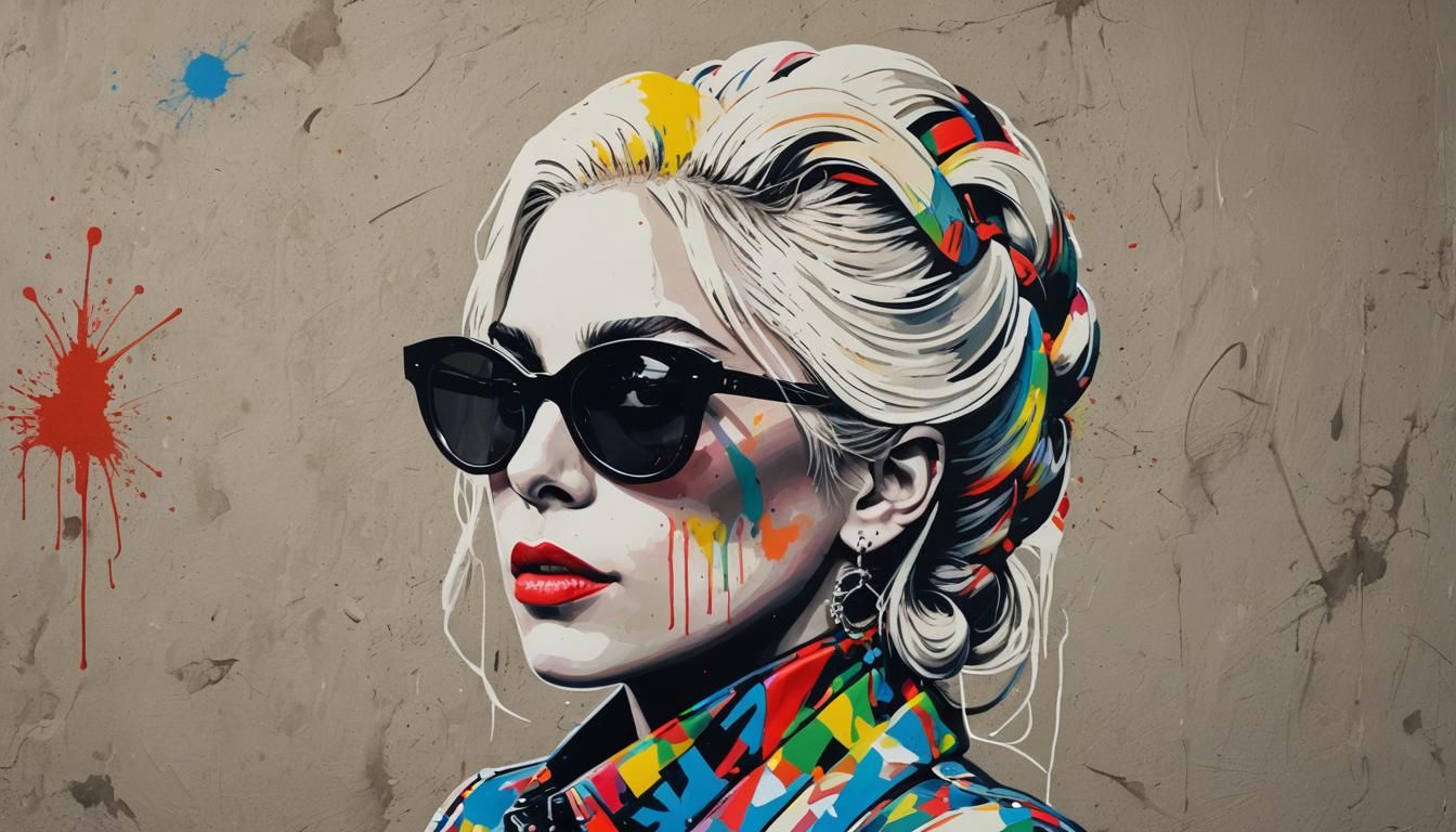 Lady Gaga in Henri Matisse-Inspired Pop Art Style