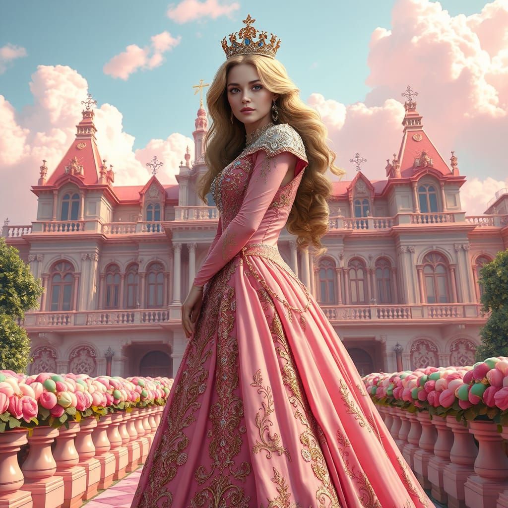 Pink Princess in Pink world