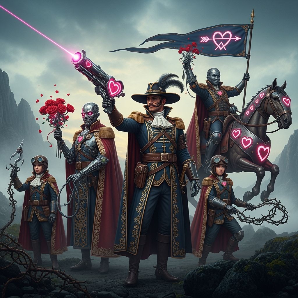 Love Bandits Strike a Pose in Epic Cinematic Landscape