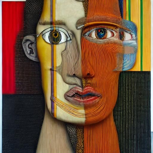 Anthropomorphic Men in Intricately Detailed Collage Art