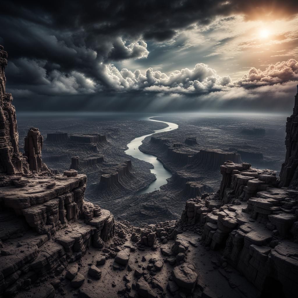 Ethereal Atmospheric Decompression Scene