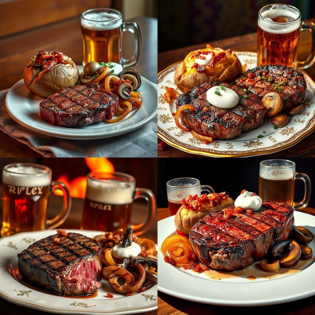 Decadent Feast in Vibrant Colors, a Hyperrealistic Masterpie...