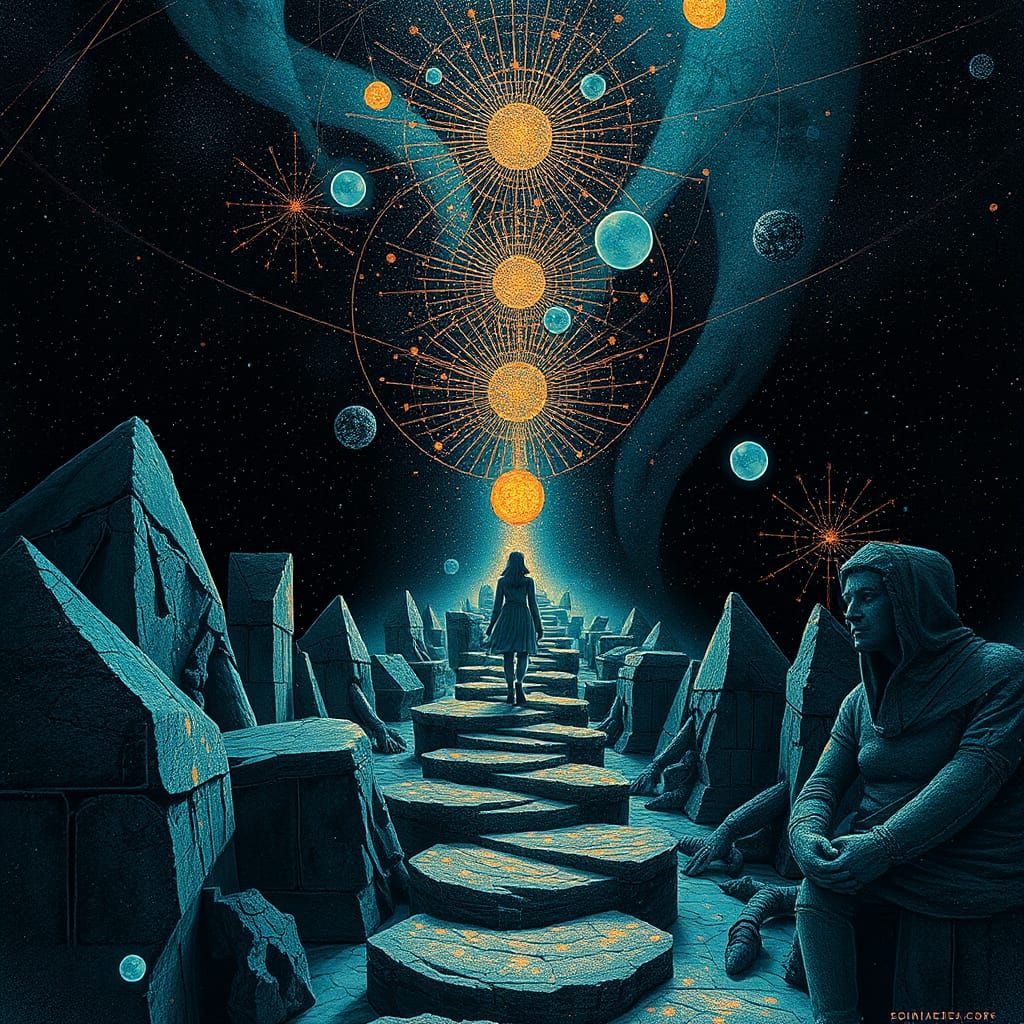 Cyberpunk Surrealist Masterpiece