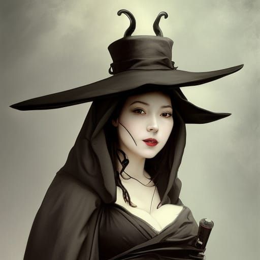 Renaissance Plague Doctor Meets Seductive E-Girl in Hyperdet...