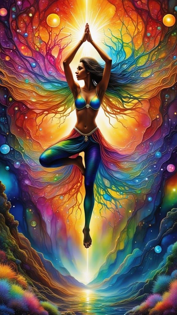 Cosmic Yogini: Anka Bird in Astral Flight