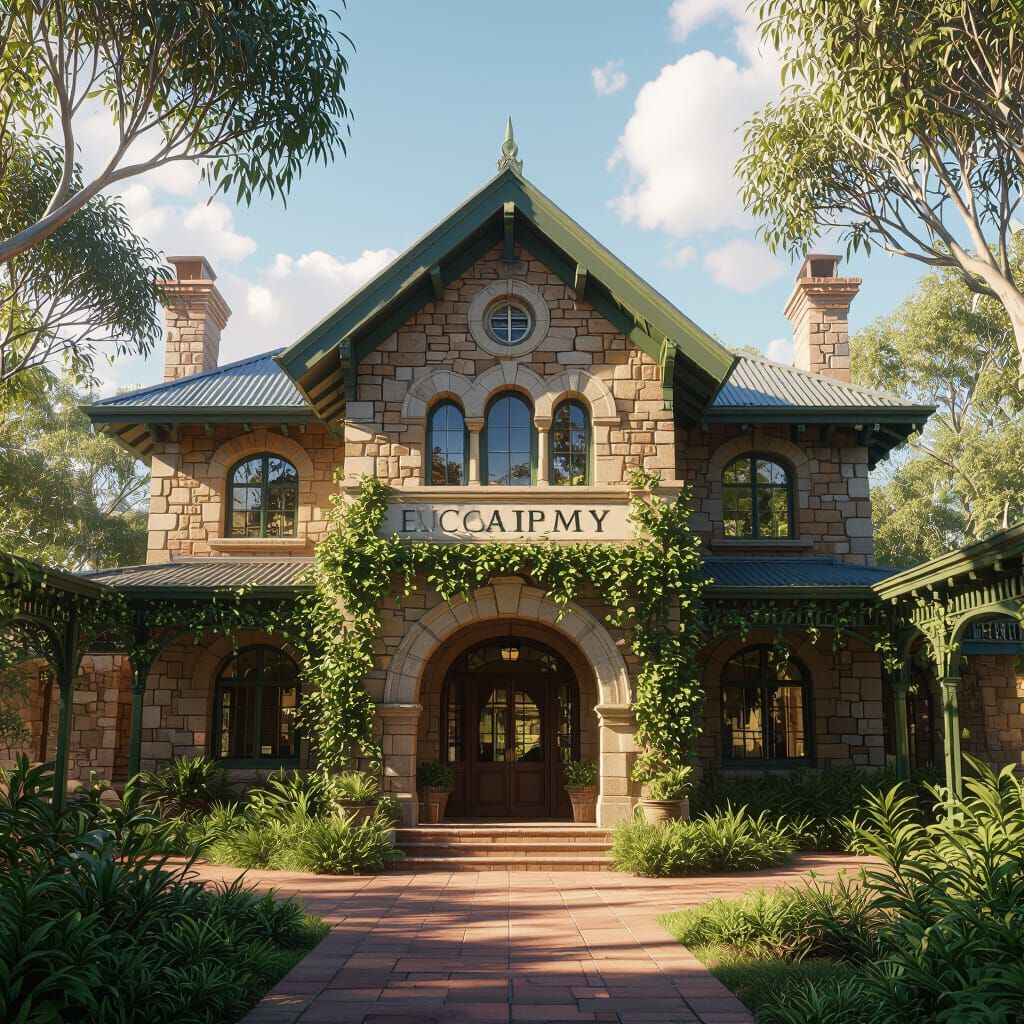 Eucalyptus Academy: Detailed Matte Painting in Unreal Engine