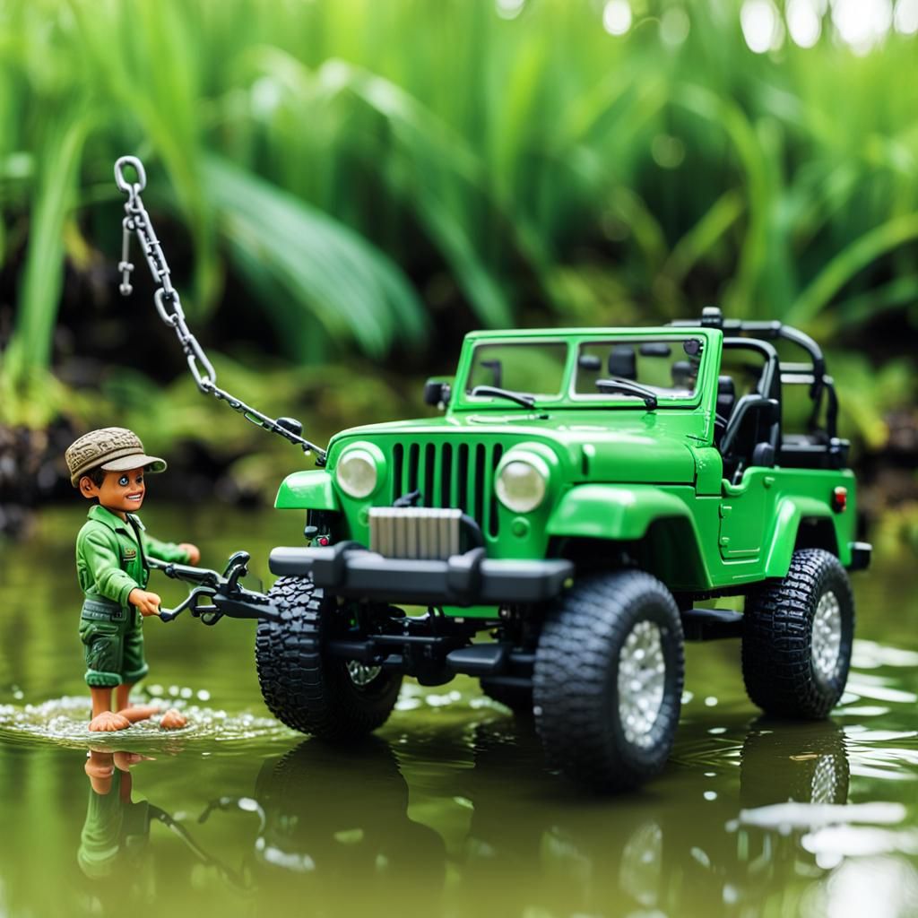 Action Jackson Saves Crocodile in Style