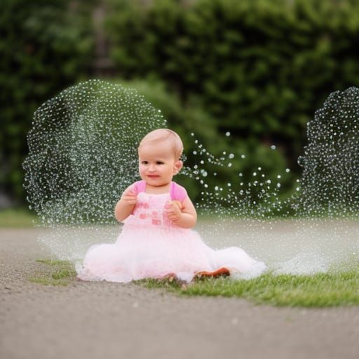 A Dazzling Scene of Bubbles in Every Direction