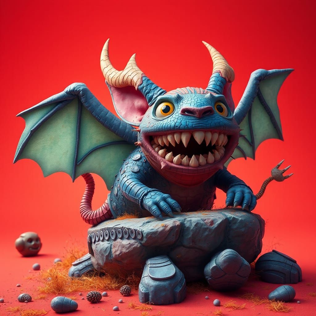 Fantastical Memes in Bold, Deep Colors