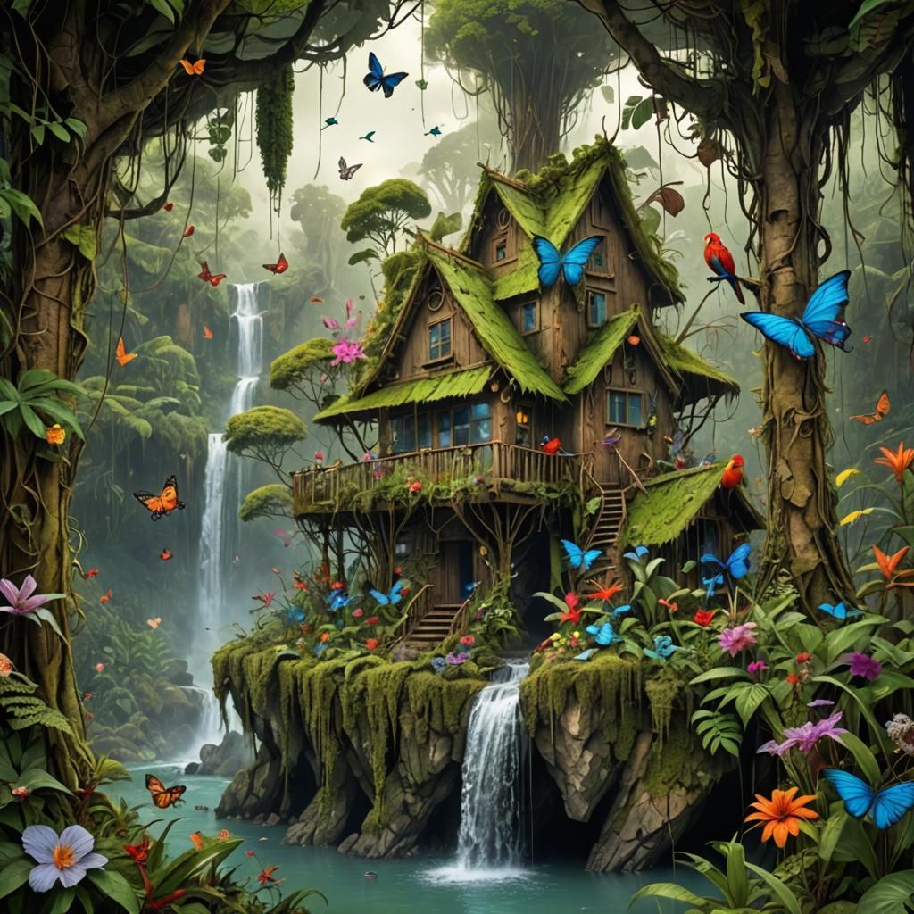 Fantasy Rainforest House