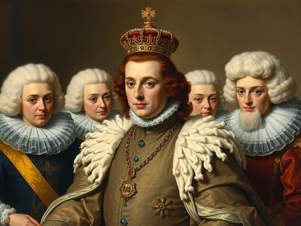 Baroque Royal Court Portraits of Louis XIII