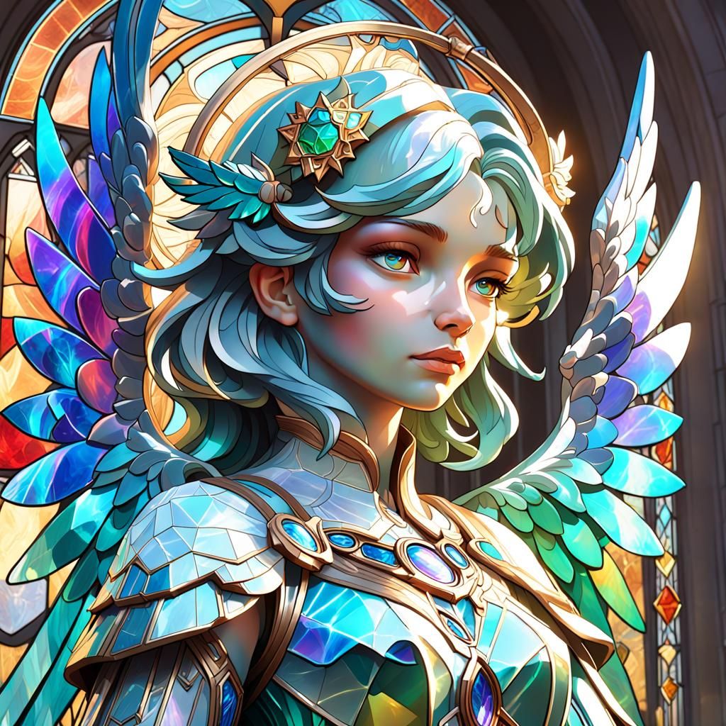 Ethereal Goddess in Radiant Splendor